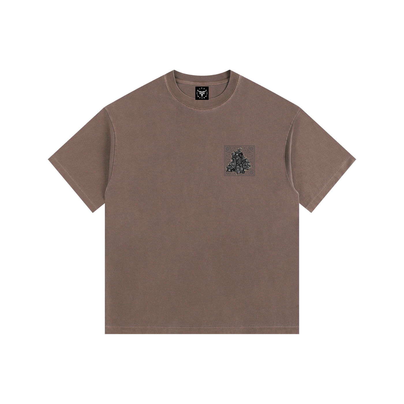 PANJAB X BANDANA PAISLEY Vintage Washed Oversized Cotton T-Shirt