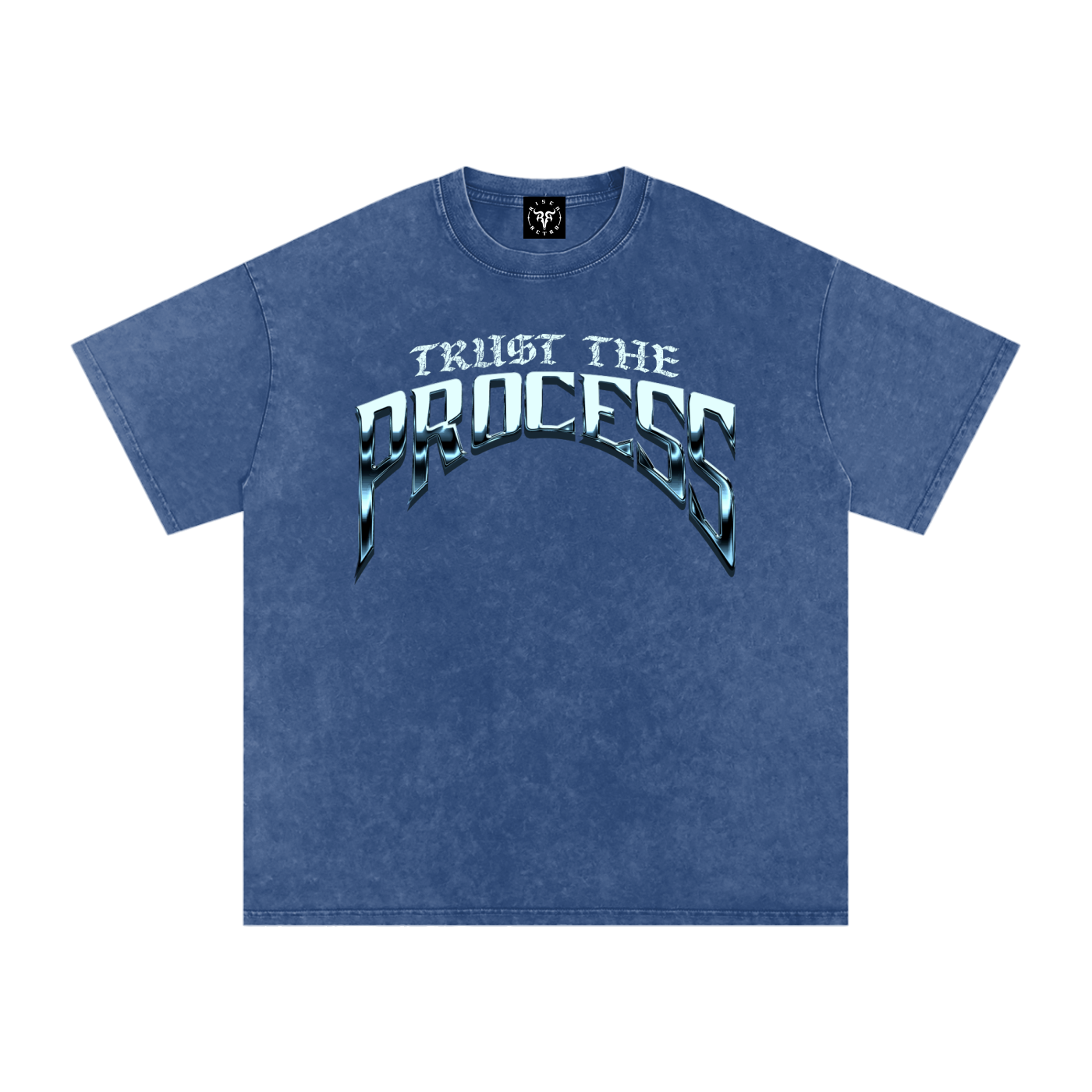 TRUST THE PROCESS x Snow Washed Oversized Cotton T-Shirt