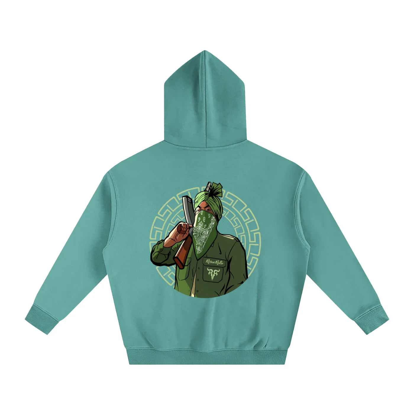 Sweat à capuche oversize en polaire SMW OG
