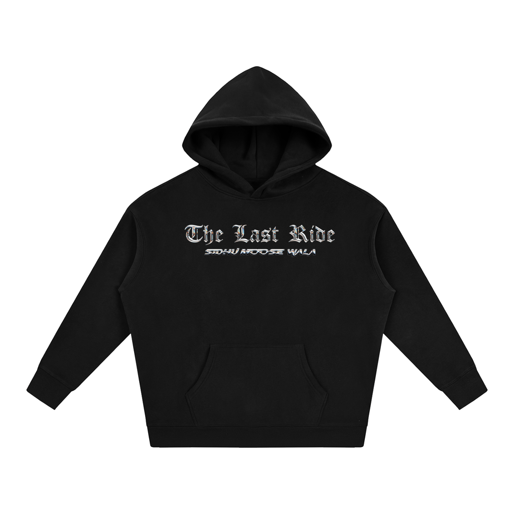 THE LAST RIDE Oversize Fleeced Hoodie