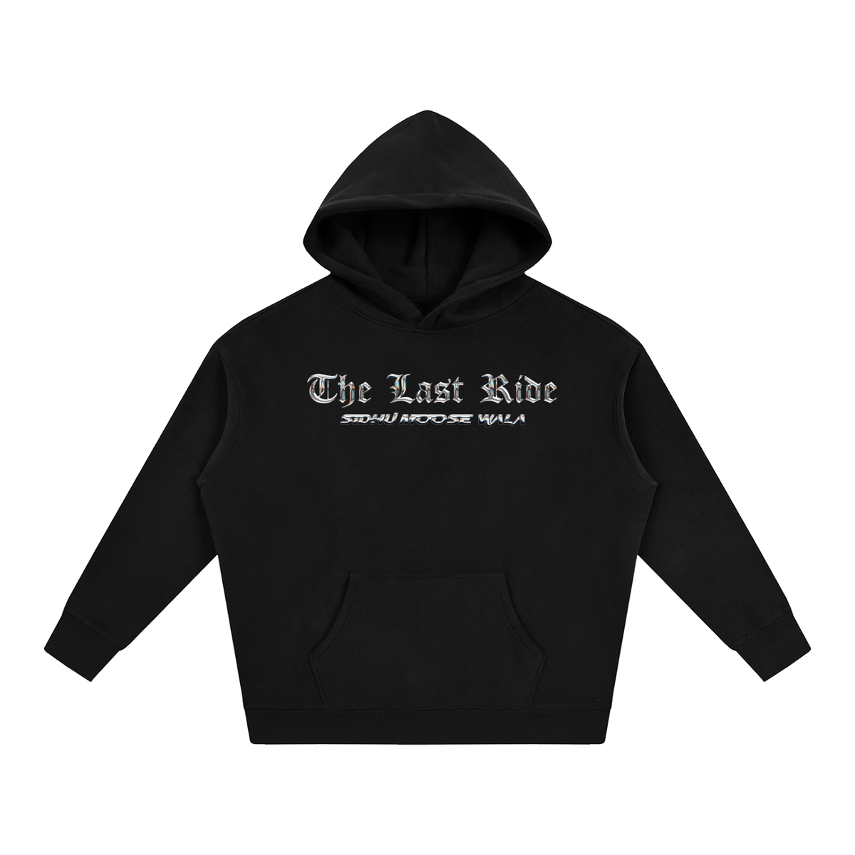 THE LAST RIDE Oversize Fleeced Hoodie