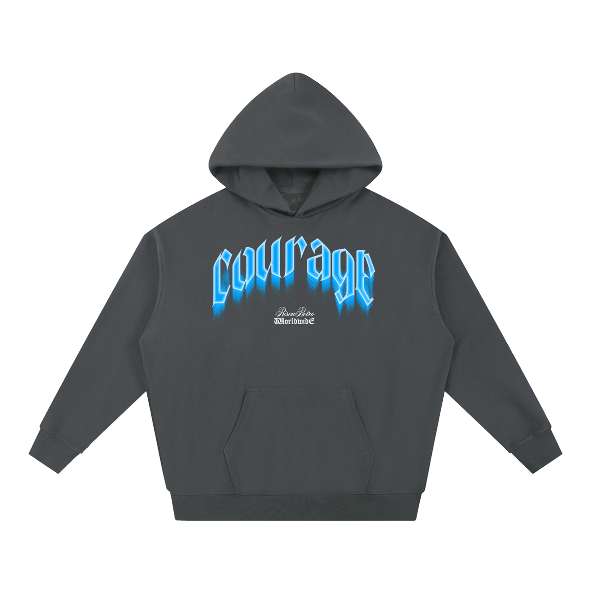 Courage  Essential Heavyweight Hoodie | RisenRetro