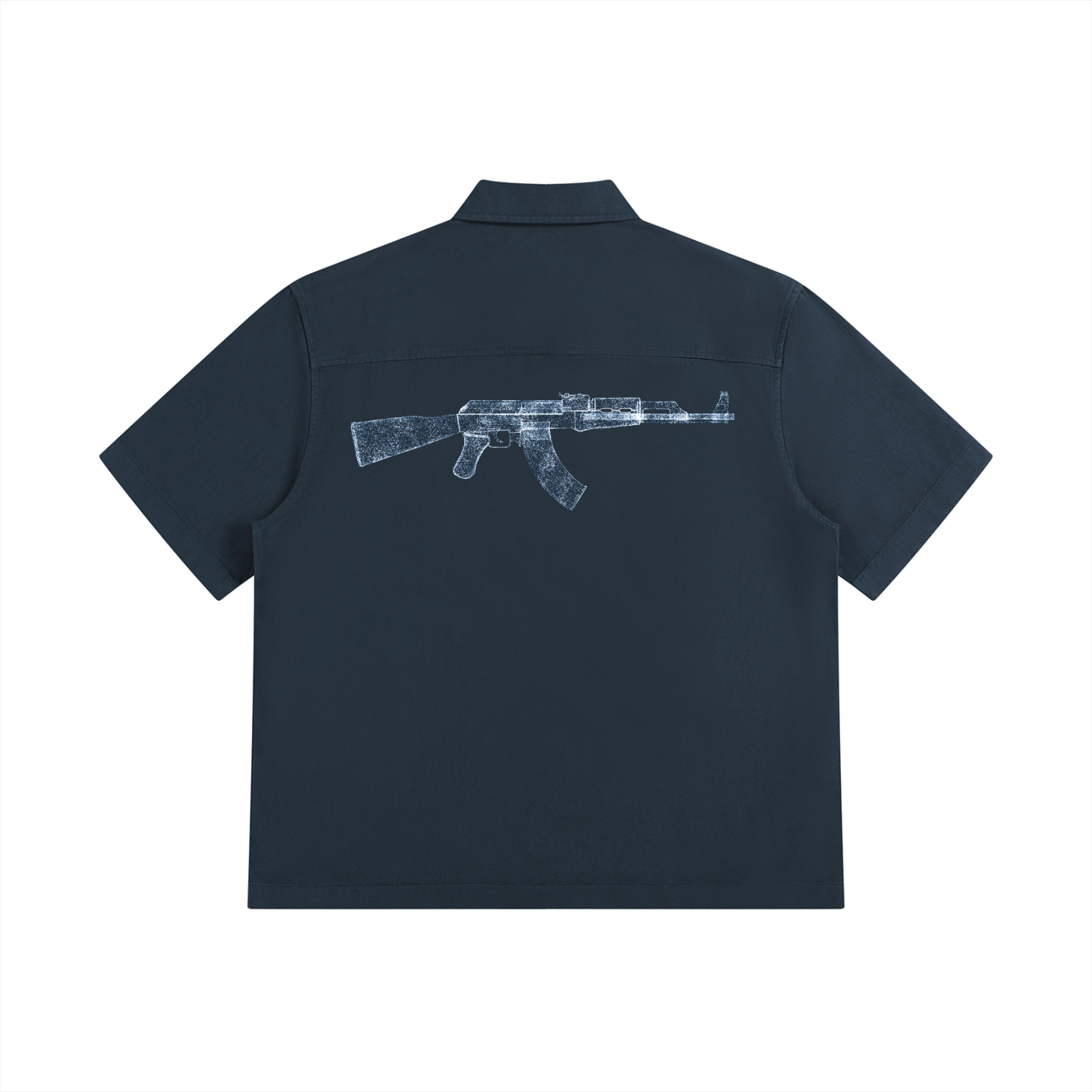 XRAY AK47 X RisenRetro Unisex Boxy Patch Pocket Short Sleeve Shirt