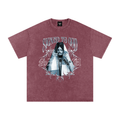 SIGNED TO GOD | SIDHU MOOSE WALA | Snow Washed Oversized Cotton T-Shirt | RISENRETRO
