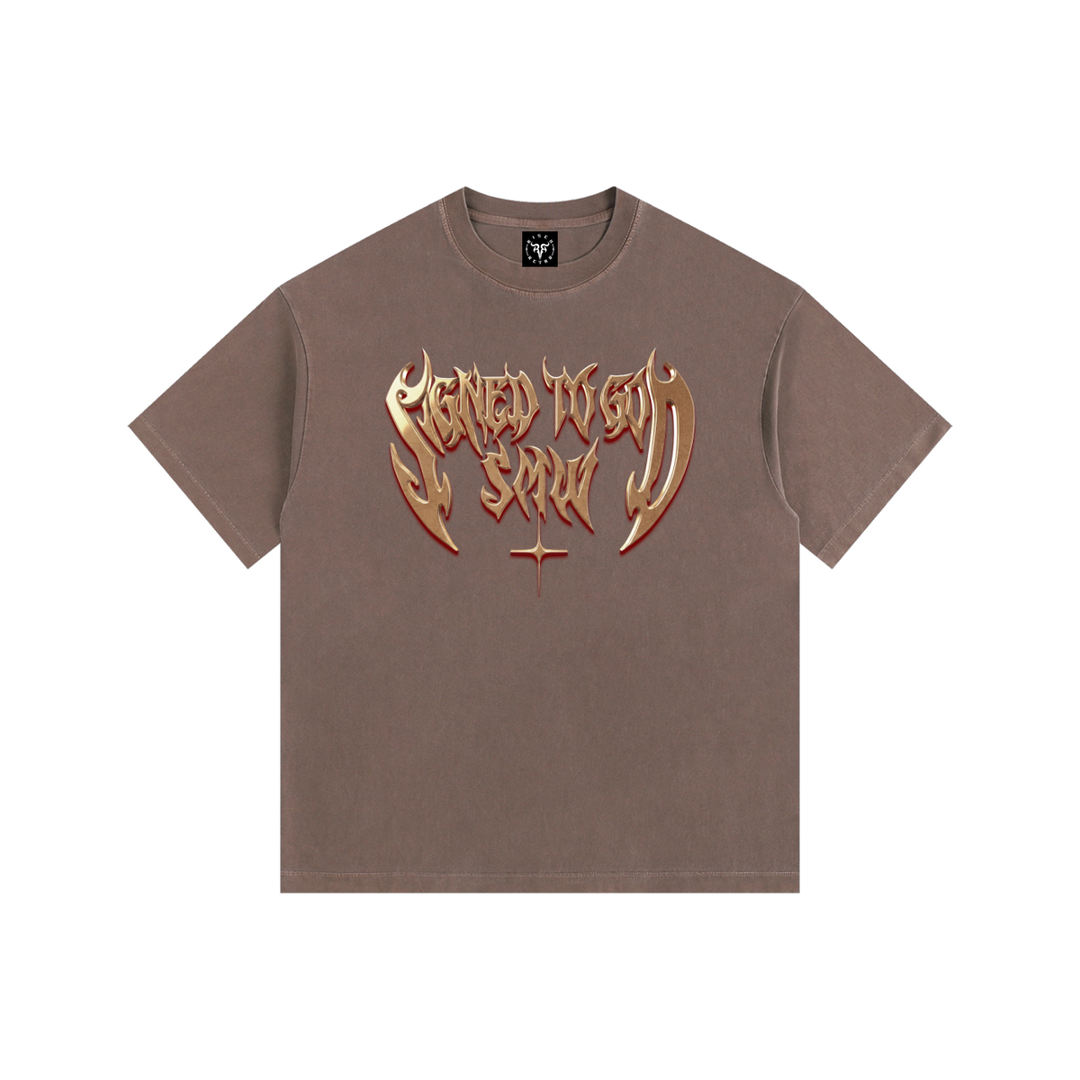 SMW | Signed To God | RisenRetro | Washed PLUS SIZE Cotton T-Shirt