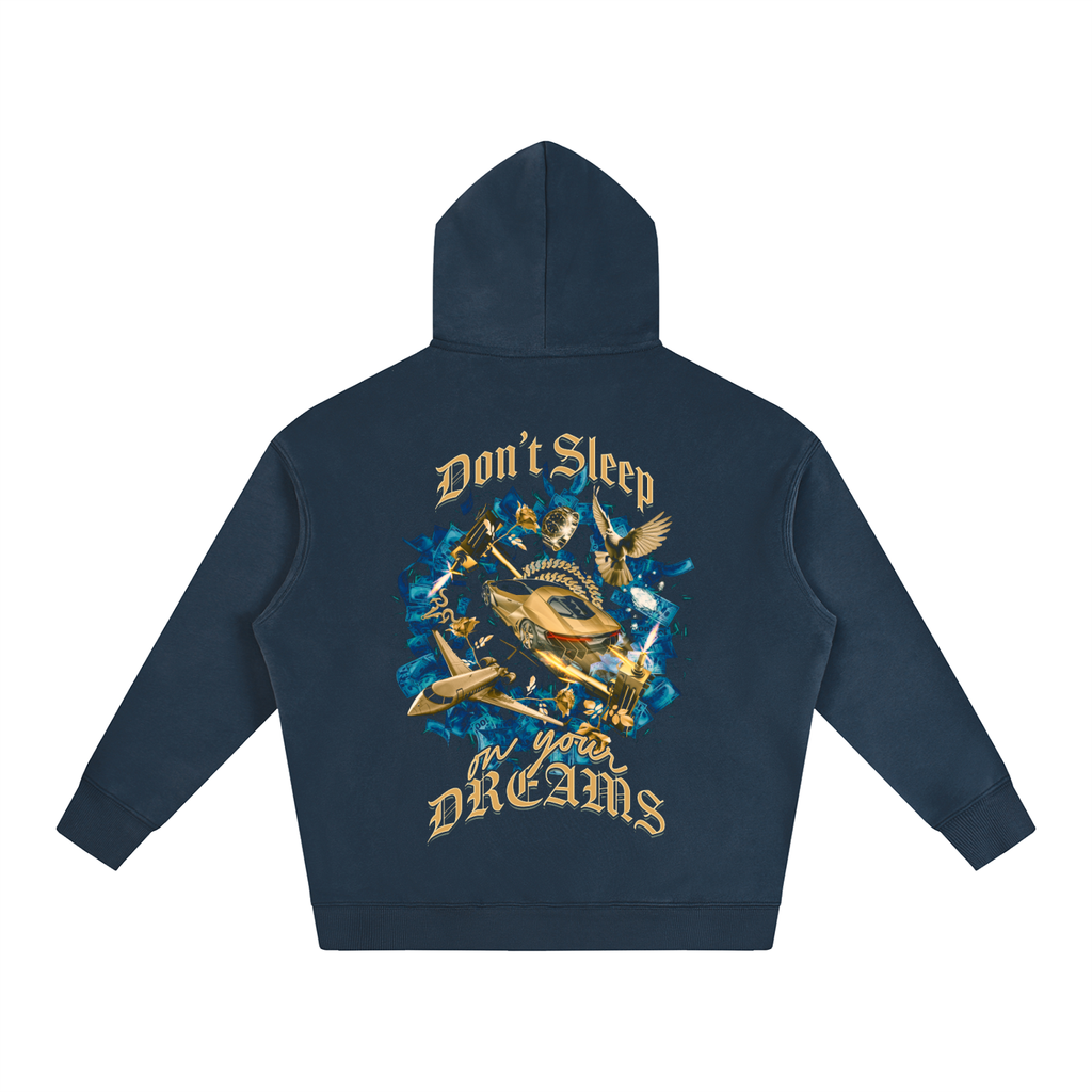 Don't Sleep On Your Dreams X RisenRetro Oversize Fleeced Hoodie