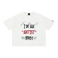 I'M AN ARTIST BRO | Mineral Wash Boxy Cotton T-Shirt