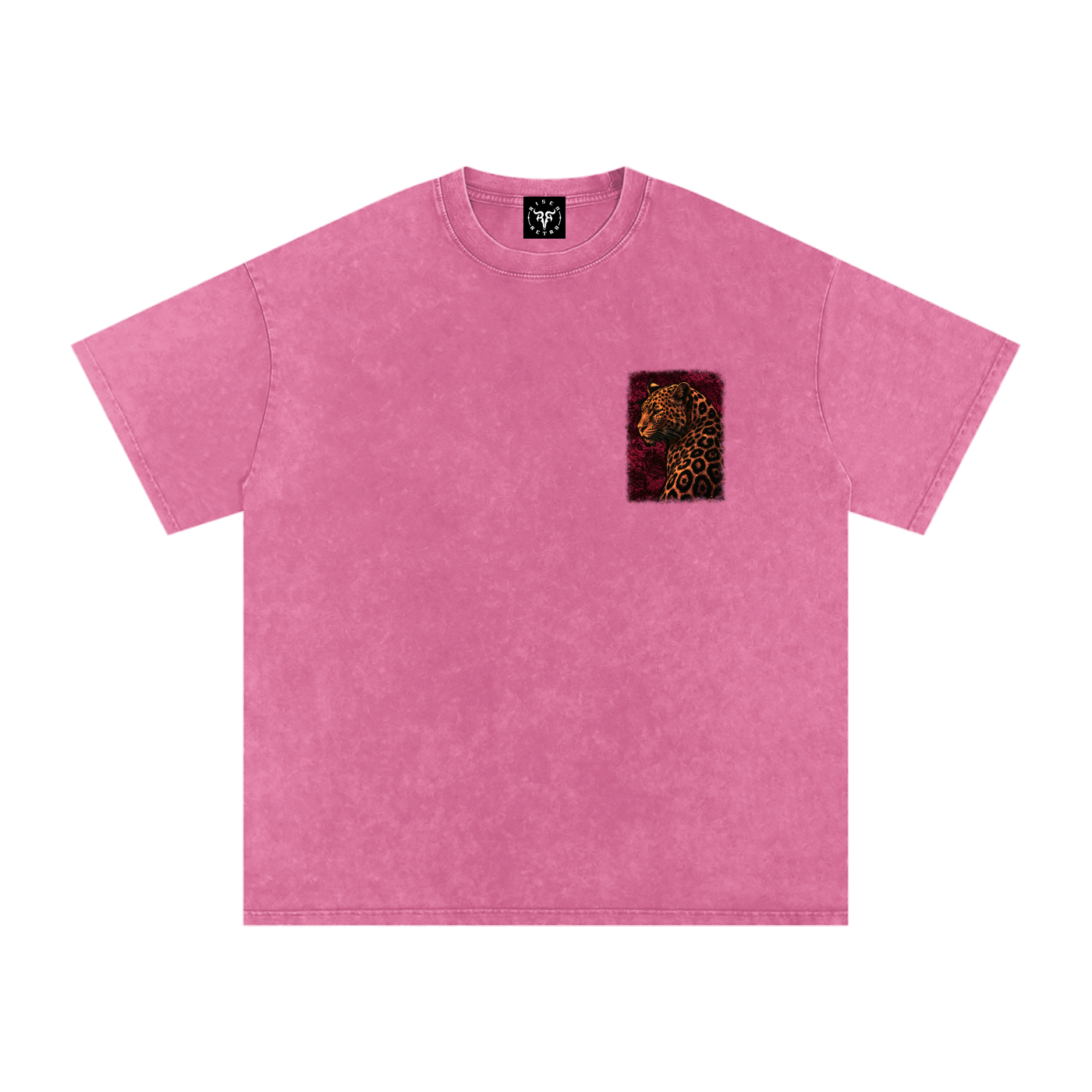 Savage Bloom X Risen Retro Snow Washed Oversized Cotton T-Shirt
