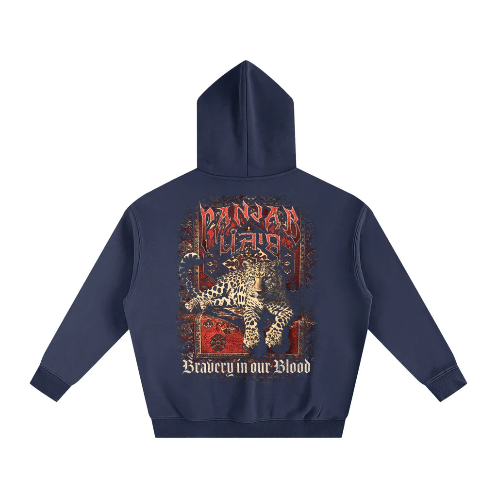 Panjab Bloodline X RisenRetro Oversize Fleeced Hoodie