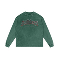 RUTHLESS  | RISENRETRO | Acid Wash Oversize Long Sleeve T-Shirt