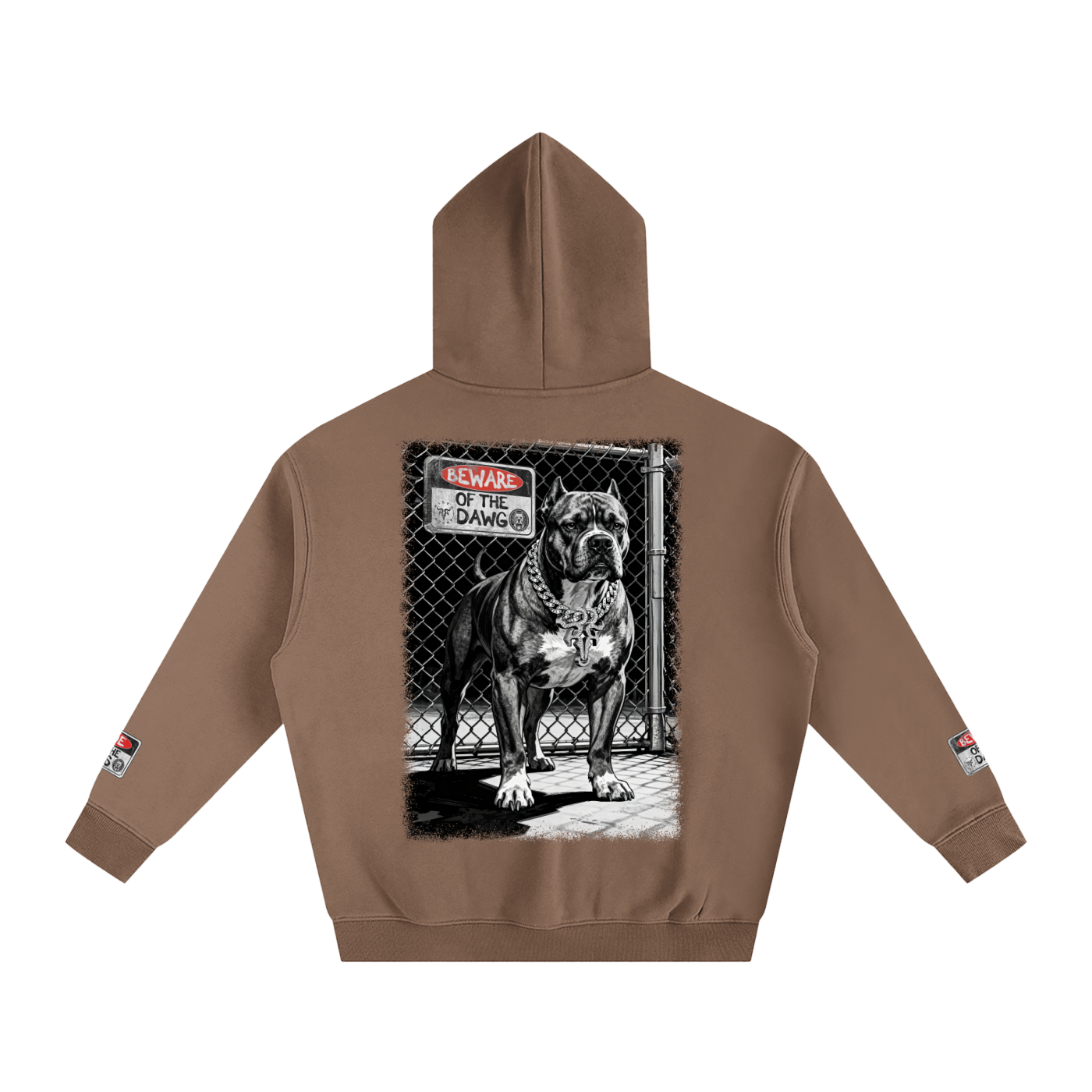 Beware of the Dawg X RisenRetro Oversize Fleeced Hoodie