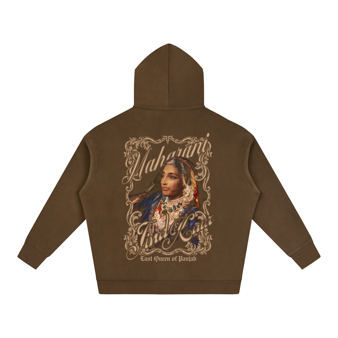 MAHARANI JIND KAUR RisenRetro Oversize Fleeced Hoodie
