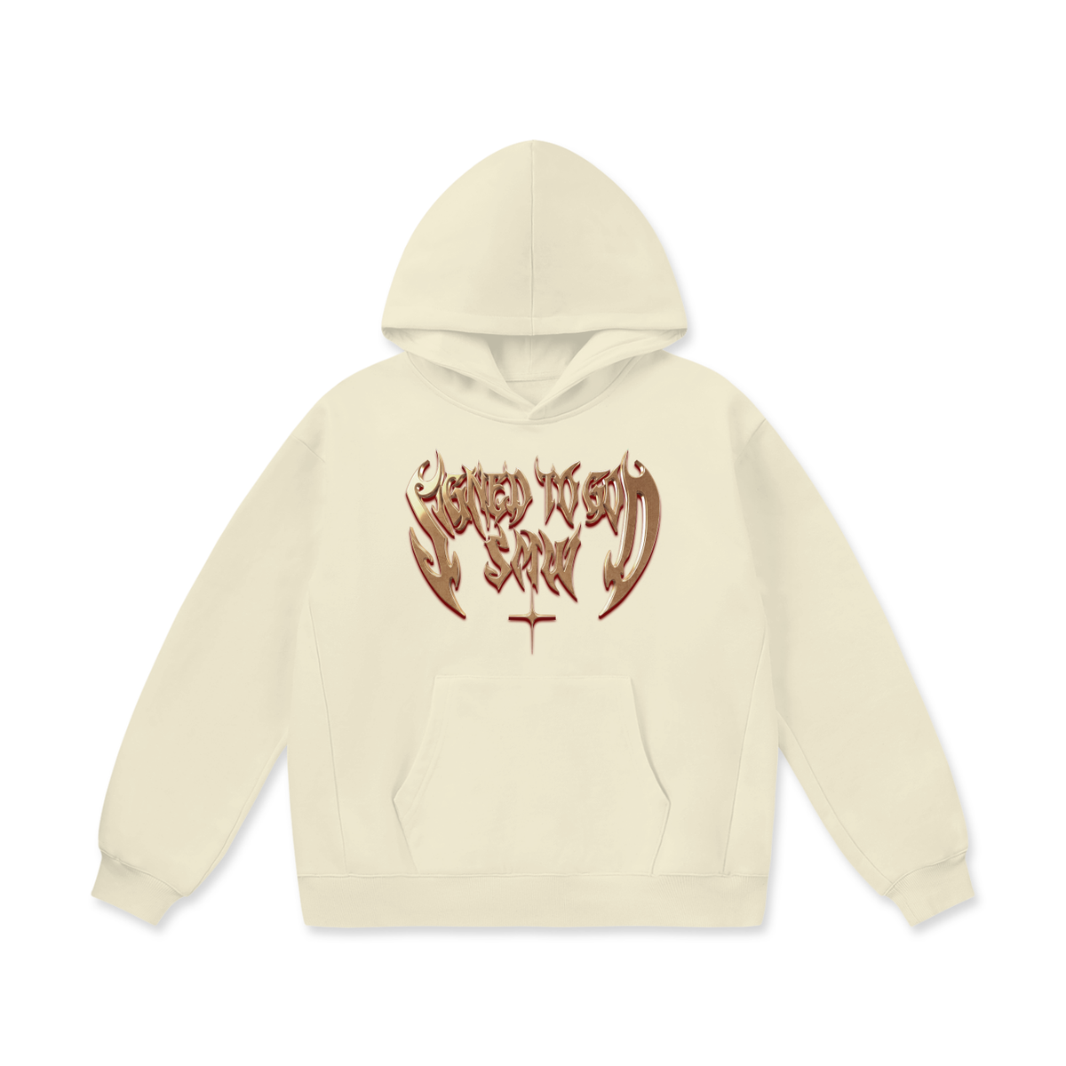 SIGNED TO GOD | PLUS SIZE | Oversize Heavyweight Fleece Hoodie