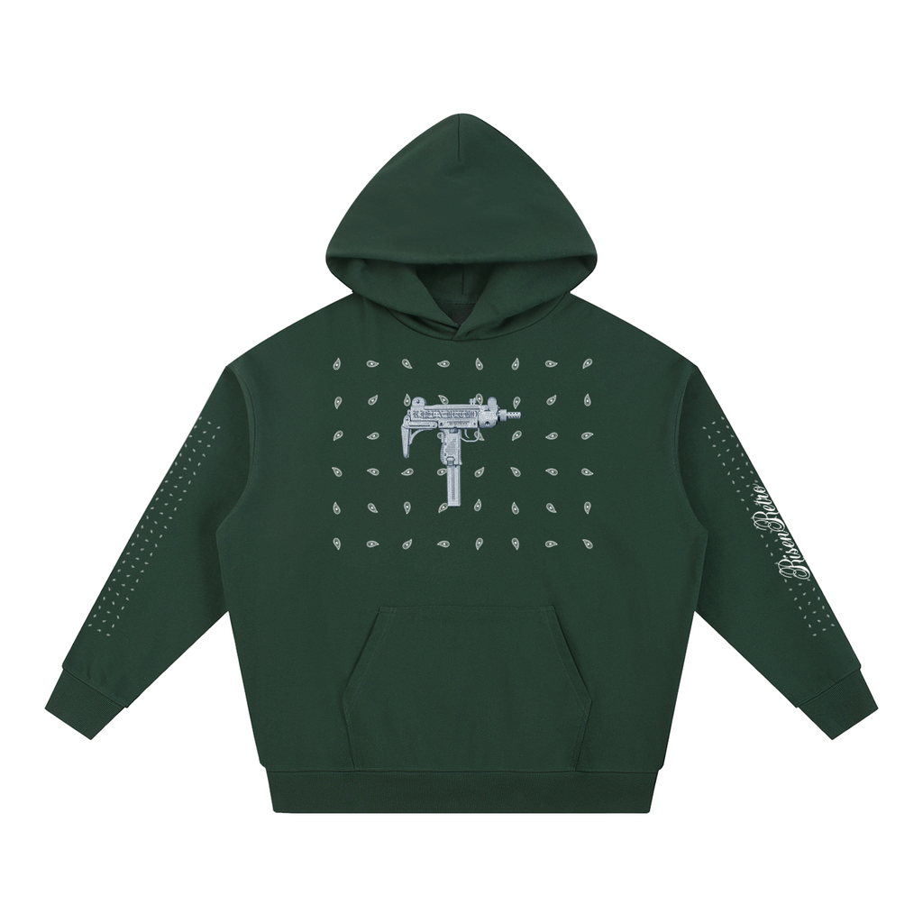 UZI ICEDOUT X DESIGNER X RisenRetro Essential Heavyweight Hoodie