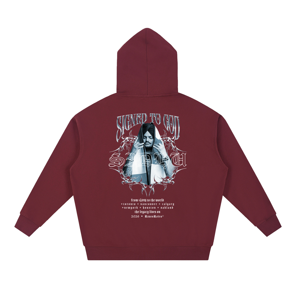 SIGNED TO GOD | Essential Heavyweight Hoodie | SMW | RISENRETRO