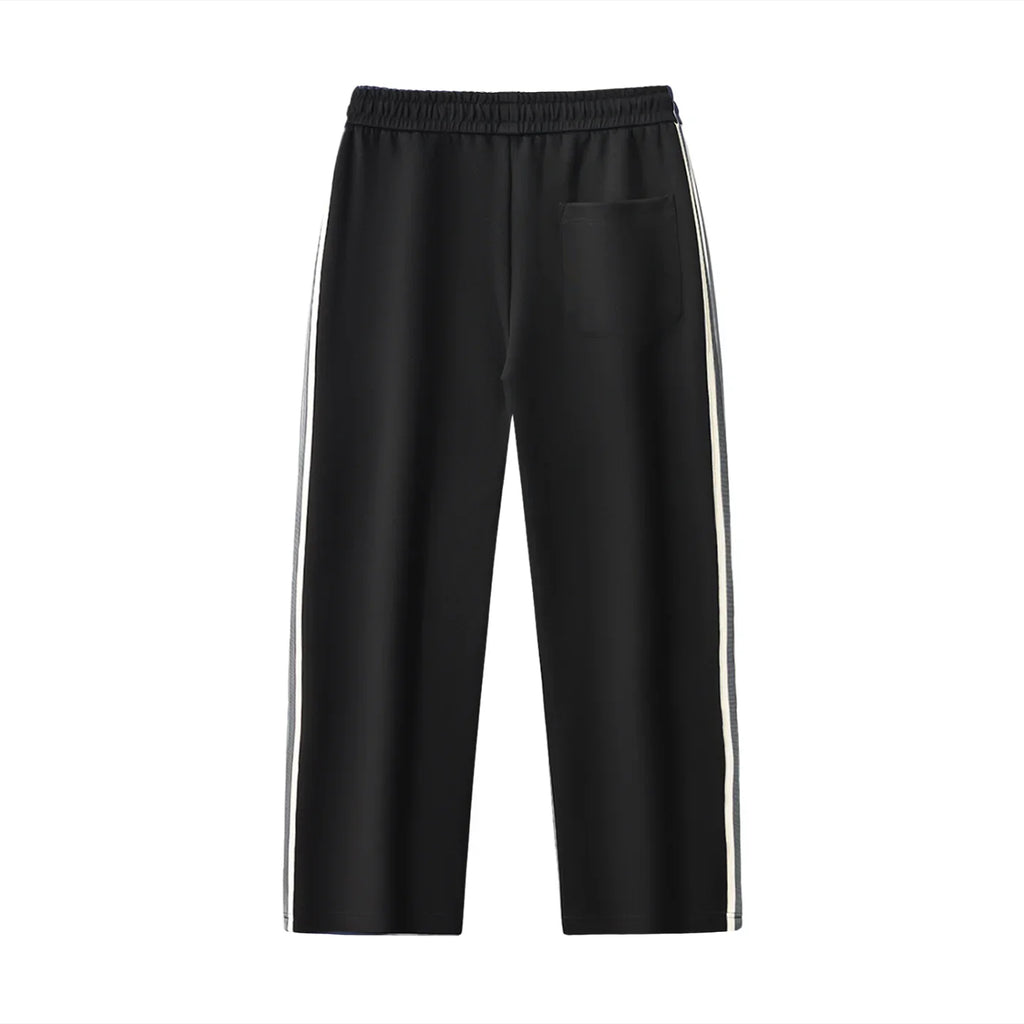 Motion Set X RisenRetro Contrast Side-Stripe Straight-Leg  Pants