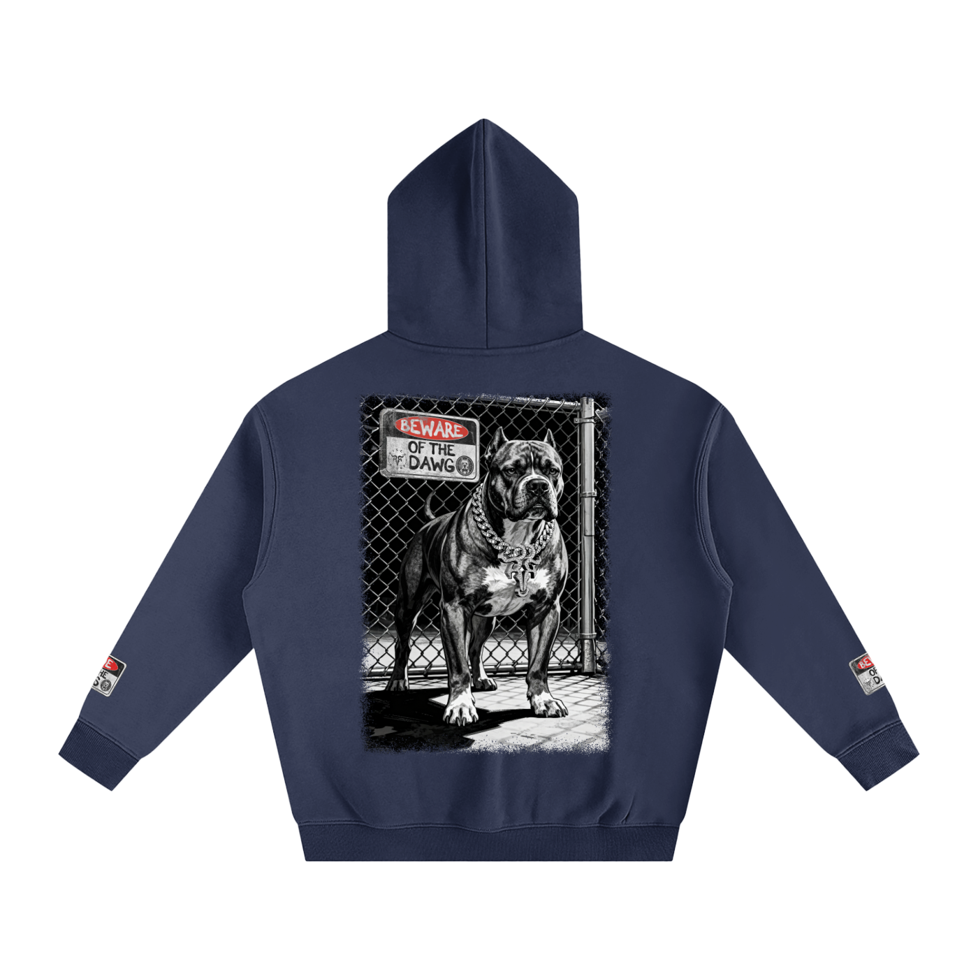 Beware of the Dawg X RisenRetro Oversize Fleeced Hoodie