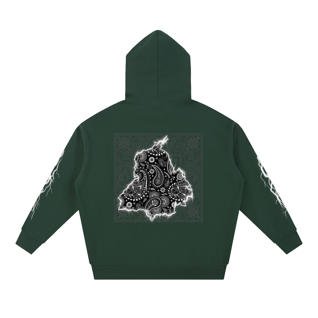 PANJAB BANDANA FLASH Essential Heavyweight Hoodie | RISENRETRO