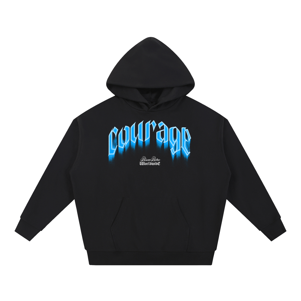 Courage  Essential Heavyweight Hoodie | RisenRetro