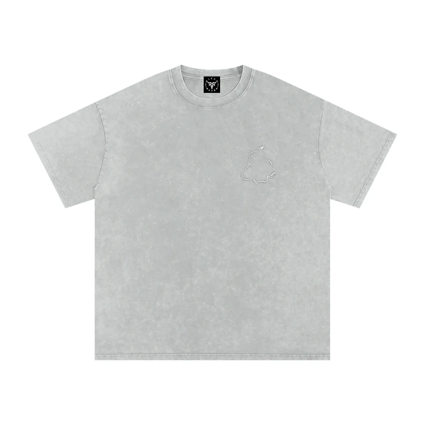 Panjab Bandana Flash X RisenRetro Snow Washed Oversized Cotton T-Shirt