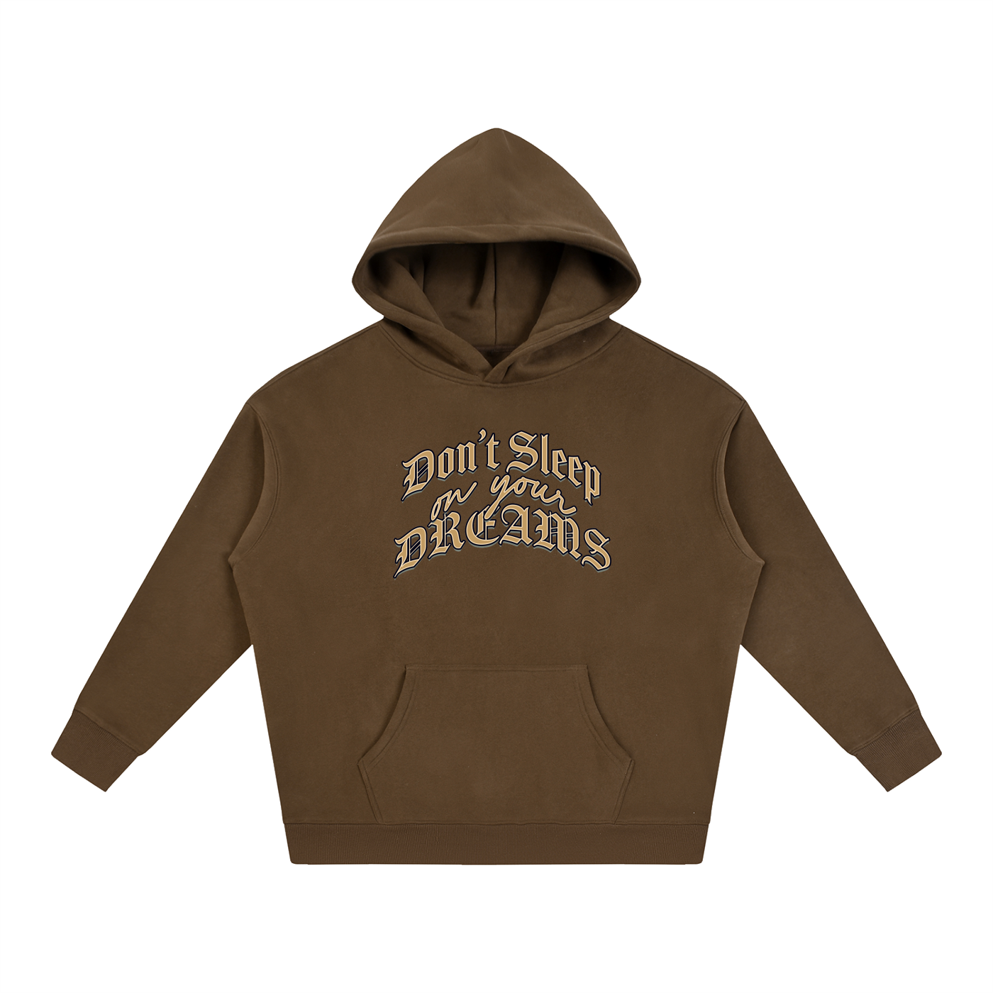 Don't Sleep On Your Dreams X RisenRetro Oversize Fleeced Hoodie