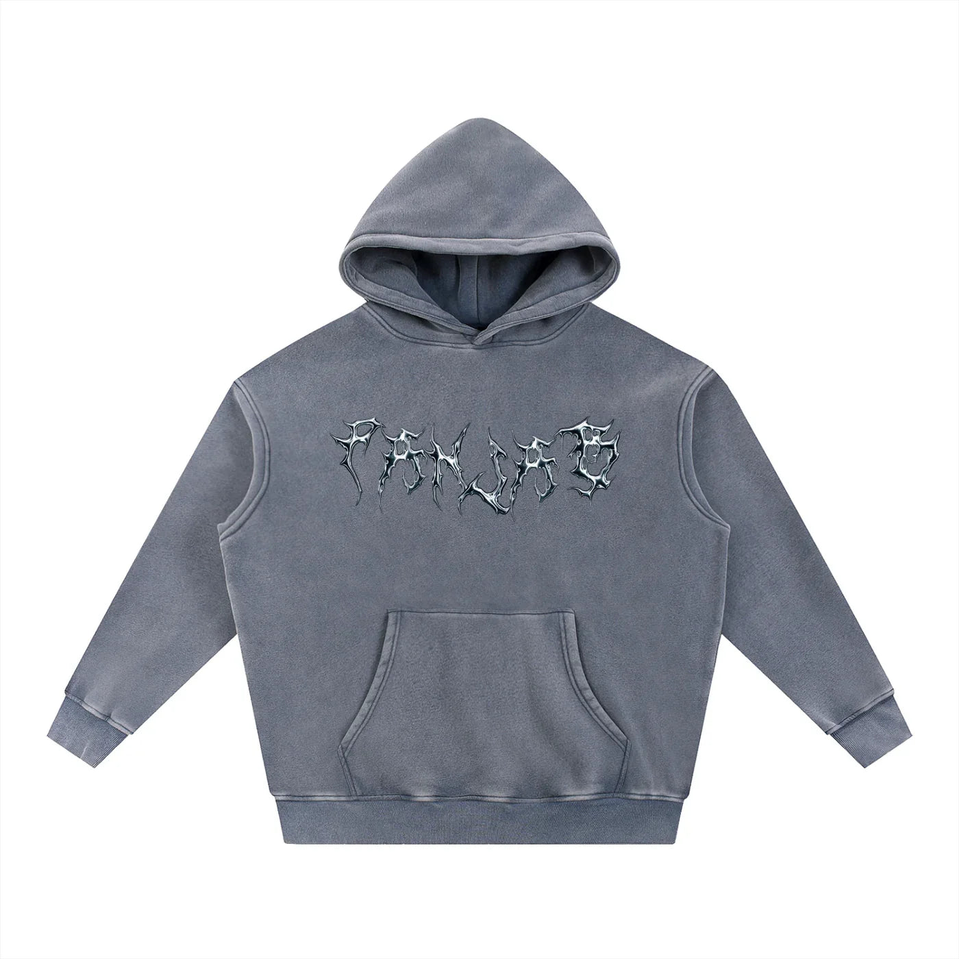 PANJAB X PANTHER Y2K x RisenRetro Snow Wash Fleece Oversize Hoodie