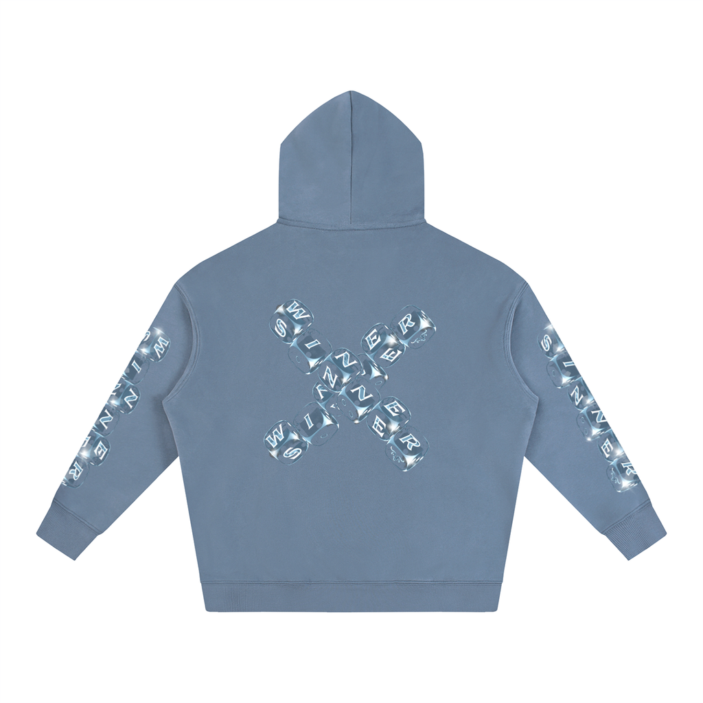 WINNER X SINNER X Risen Retro Oversize Fleeced Hoodie
