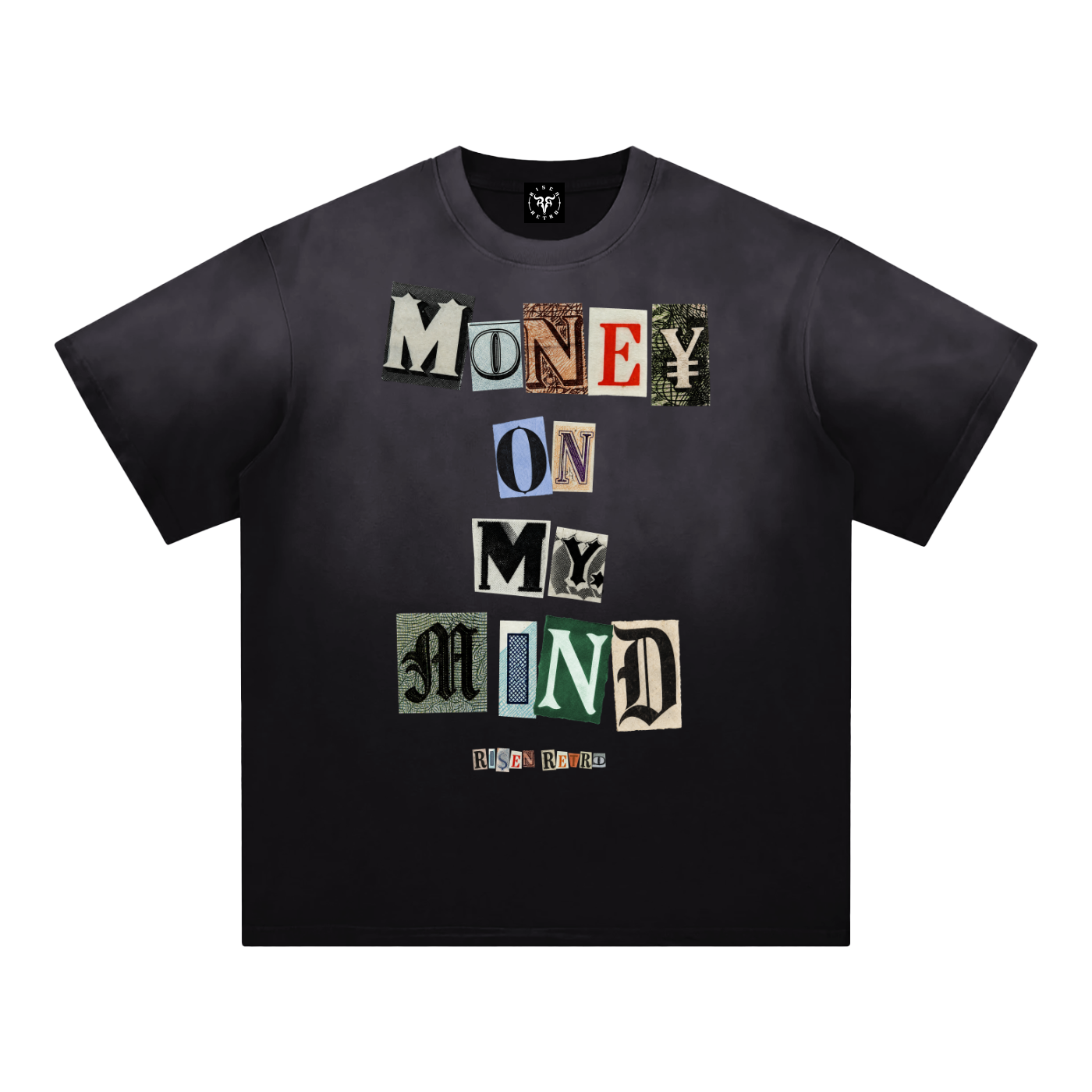 Money on My Mind X RisenRetro Sunfade Edge Gradient T-Shirt