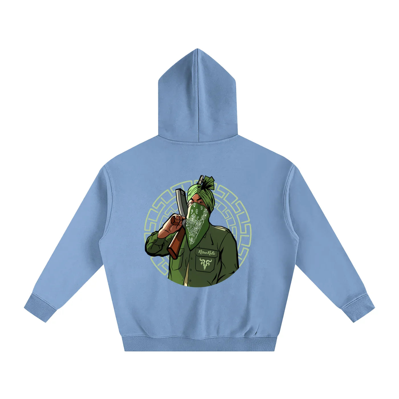 Sweat à capuche oversize en polaire SMW OG