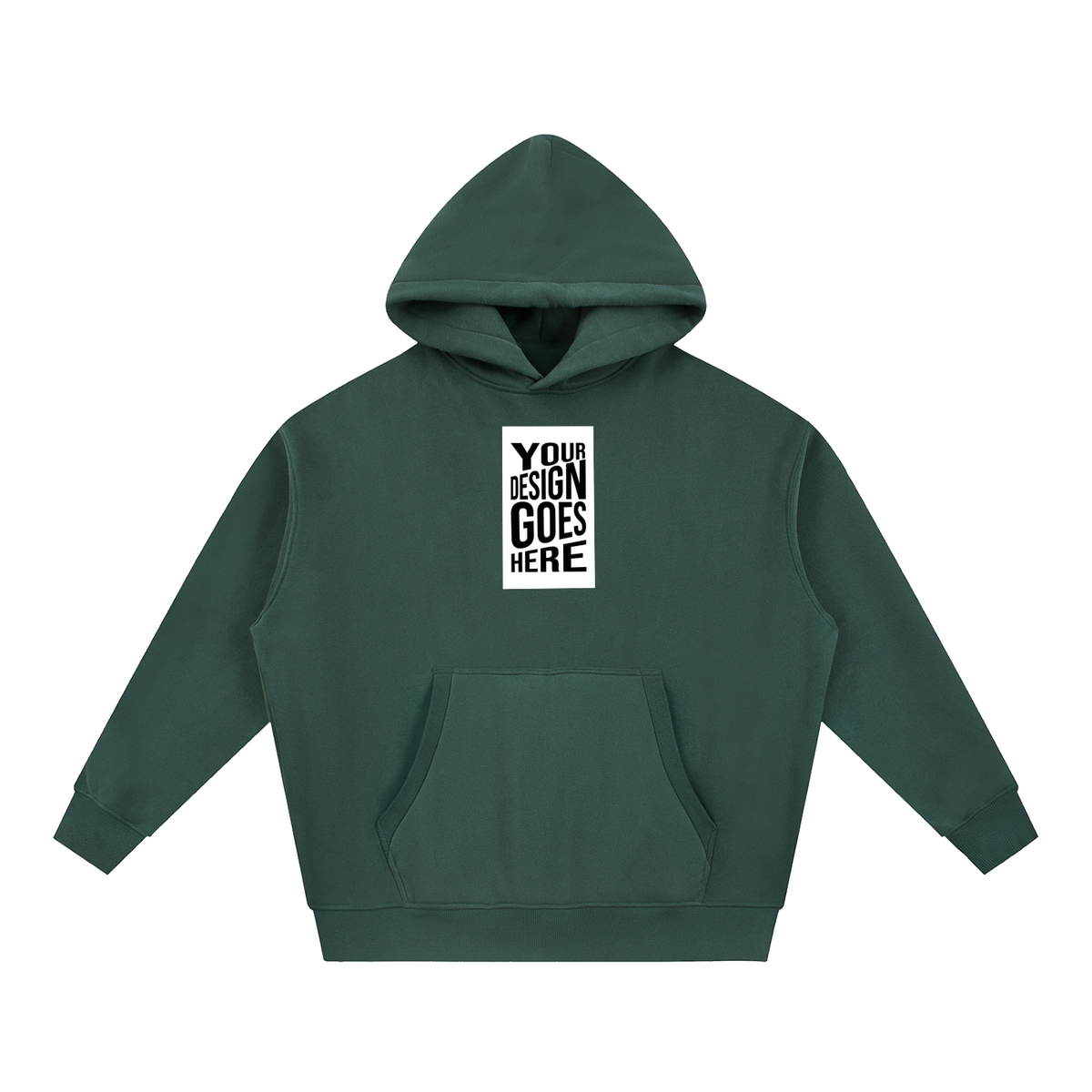 CUSTOM ORDER | RISENRETRO | Essential Oversized Boxy Fit Fleece Hoodie