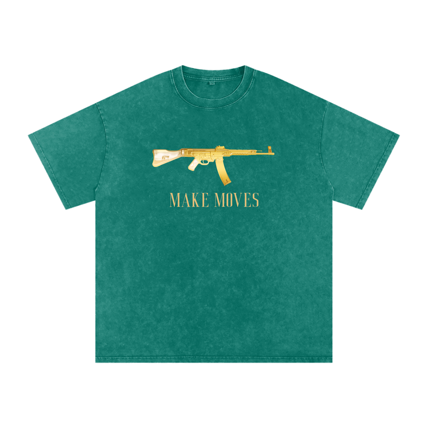 Make Moves 47 Snow Washed Oversized Cotton T-Shirt