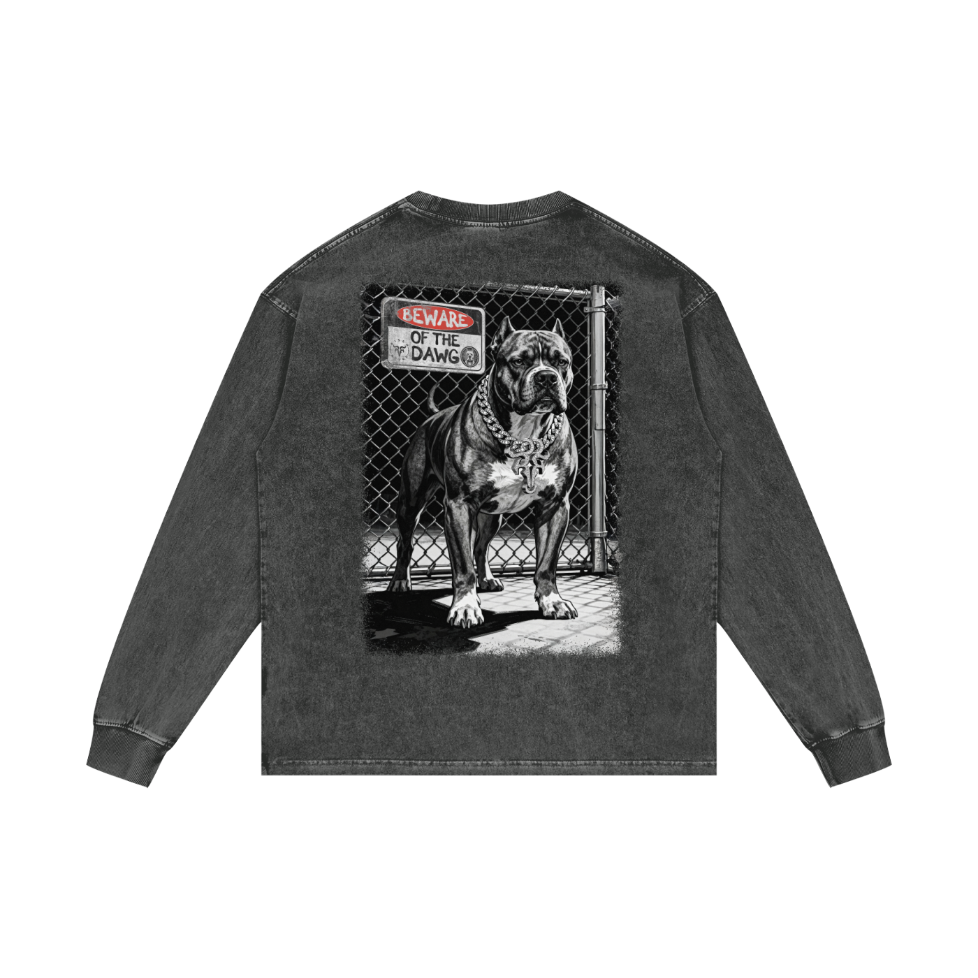 For the OG's Acid Wash Oversize Long Sleeve T-Shirt