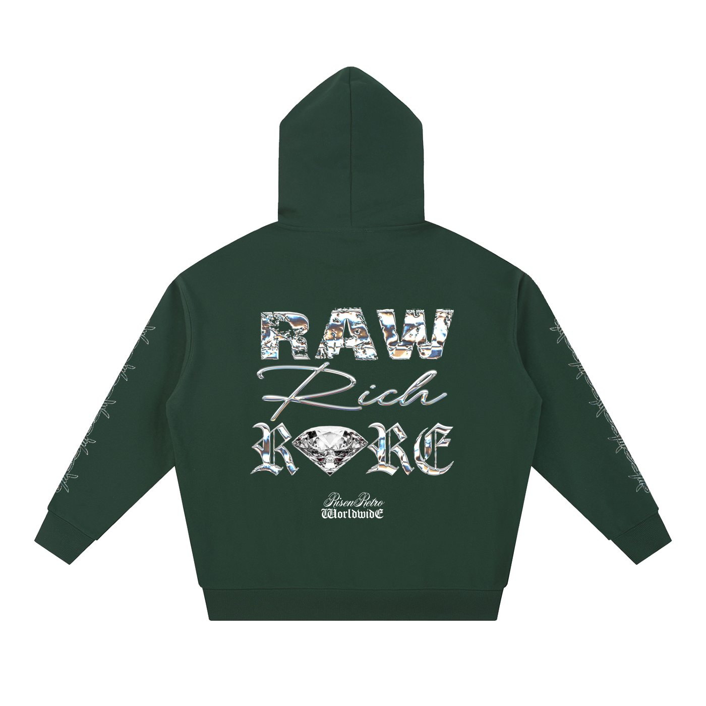Raw Rich Rare X RisenRetro Essential Heavyweight Hoodie