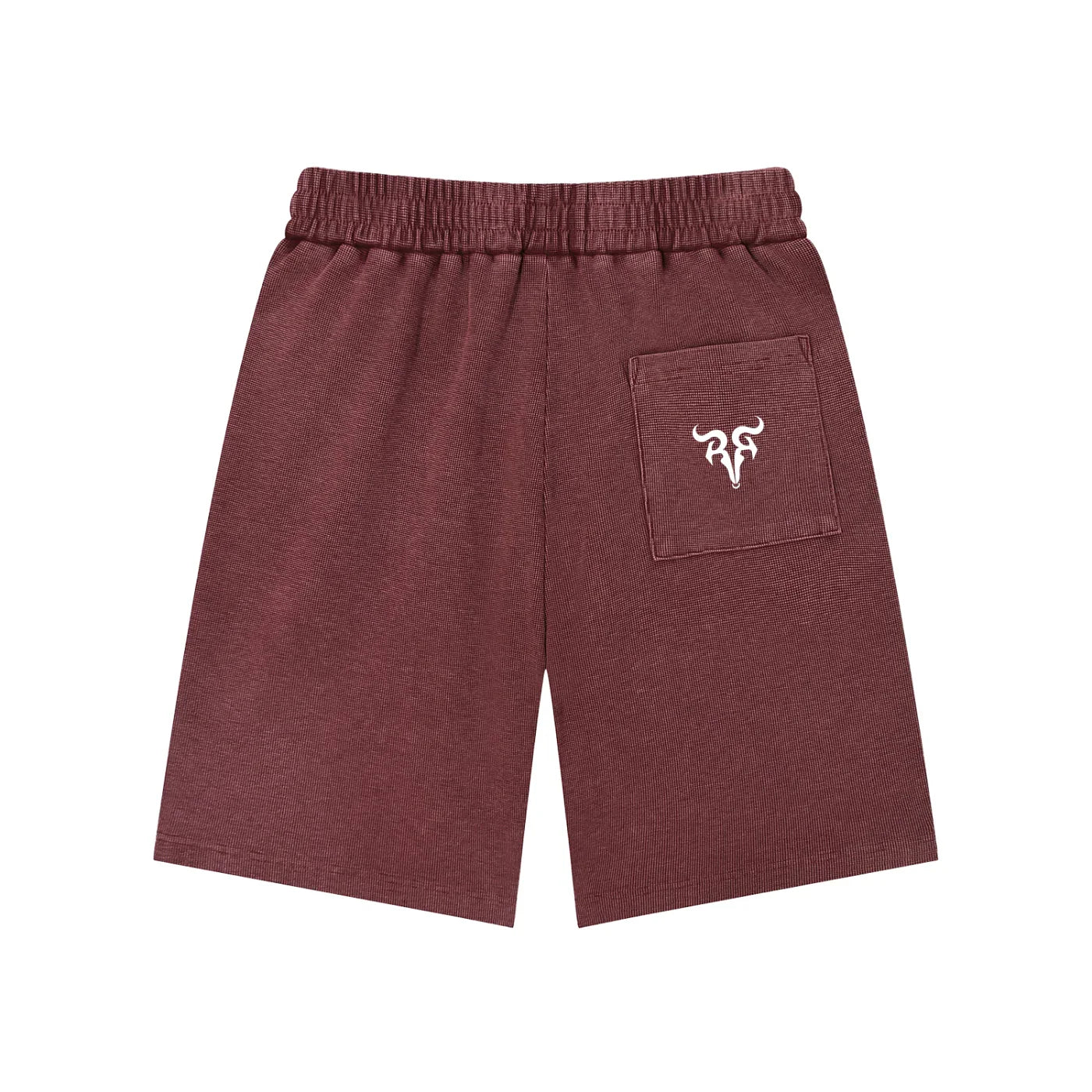Eagle X Snake X RisenRetro Mineral Wash Waffle Knit Shorts