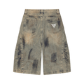 RISENRETRO Men’s Vintage Wash Demin Jeans