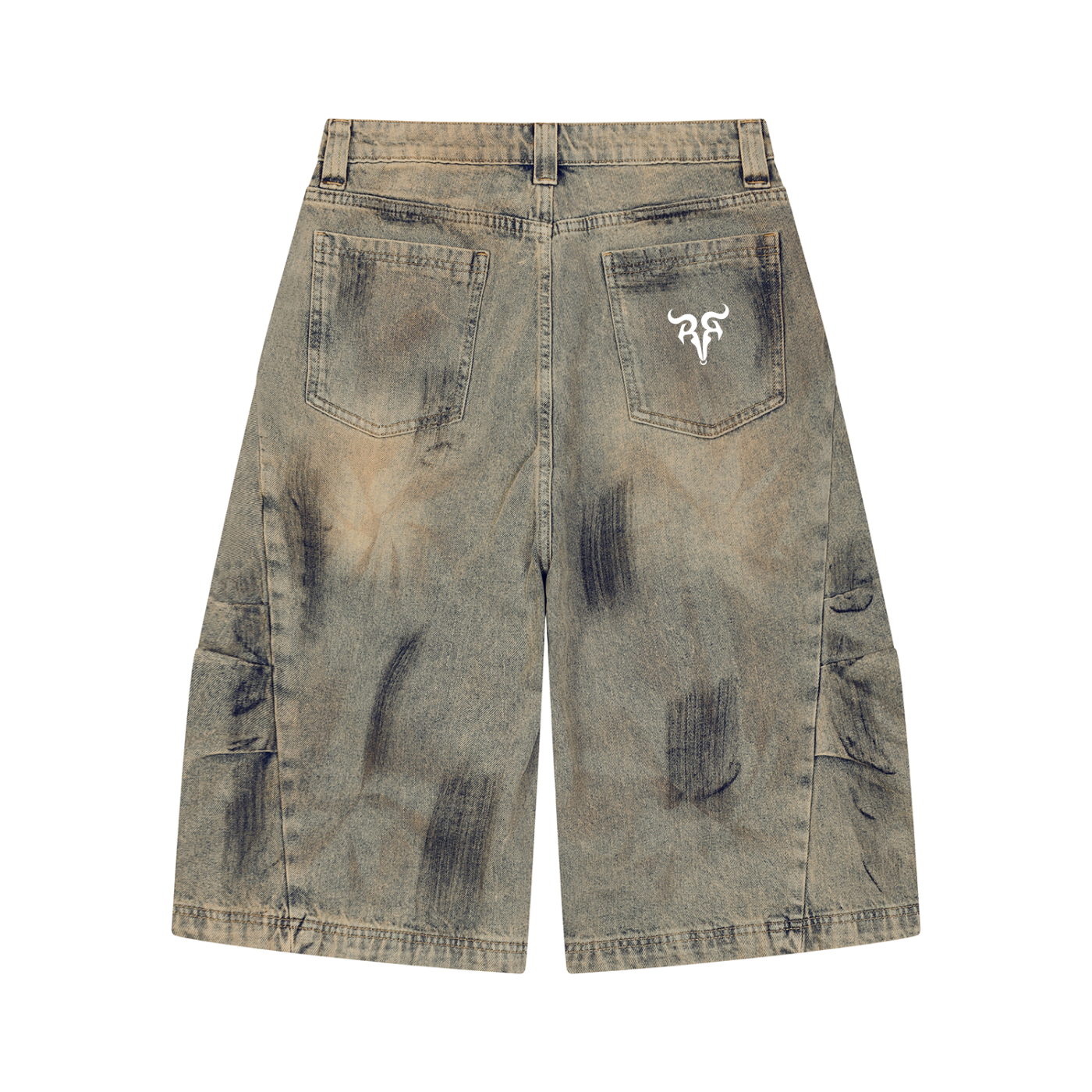 RISENRETRO Men’s Vintage Wash Demin Jeans