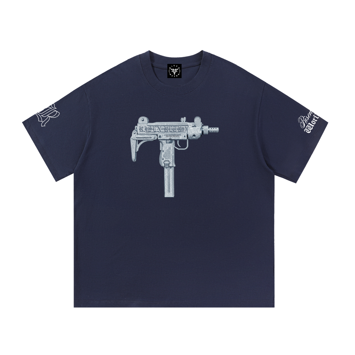 UZI ICEDOUT RisenRetro Essential Regular Cotton T-Shirt