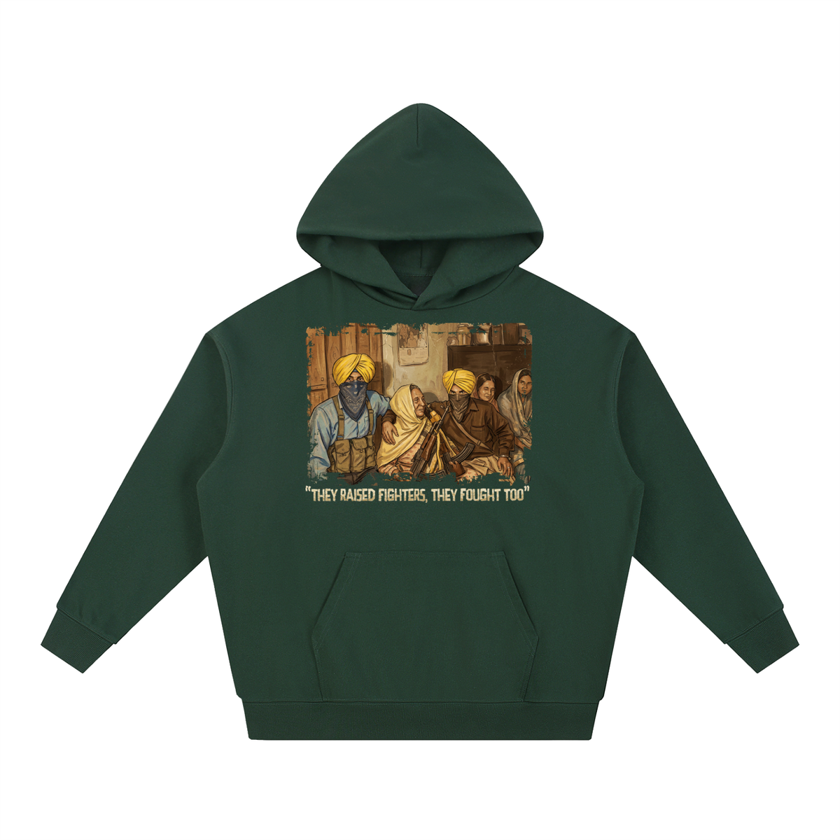 Mothers of Courage X Risen Retro Essential Heavyweight Hoodie