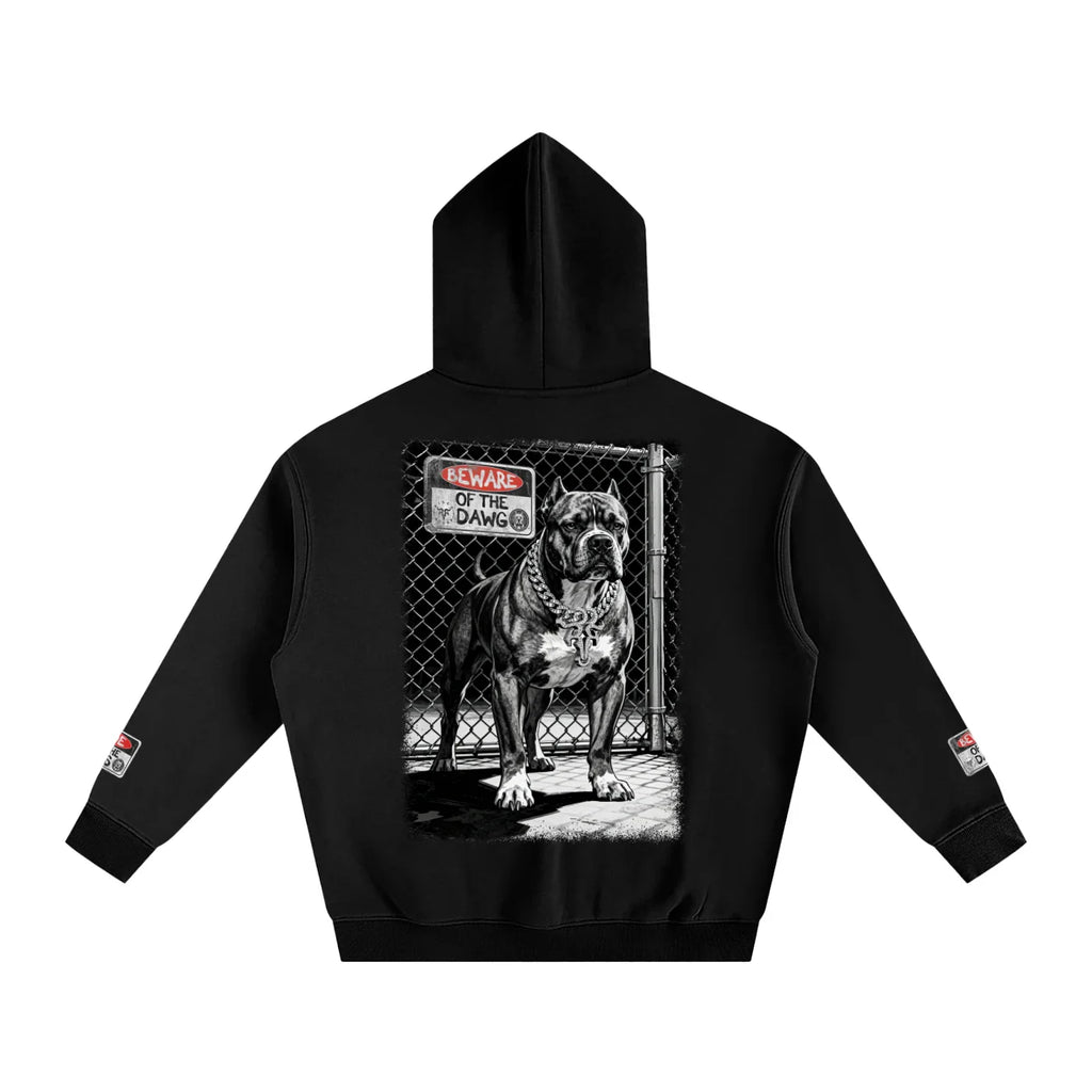 Beware of the Dawg X RisenRetro Oversize Fleeced Hoodie