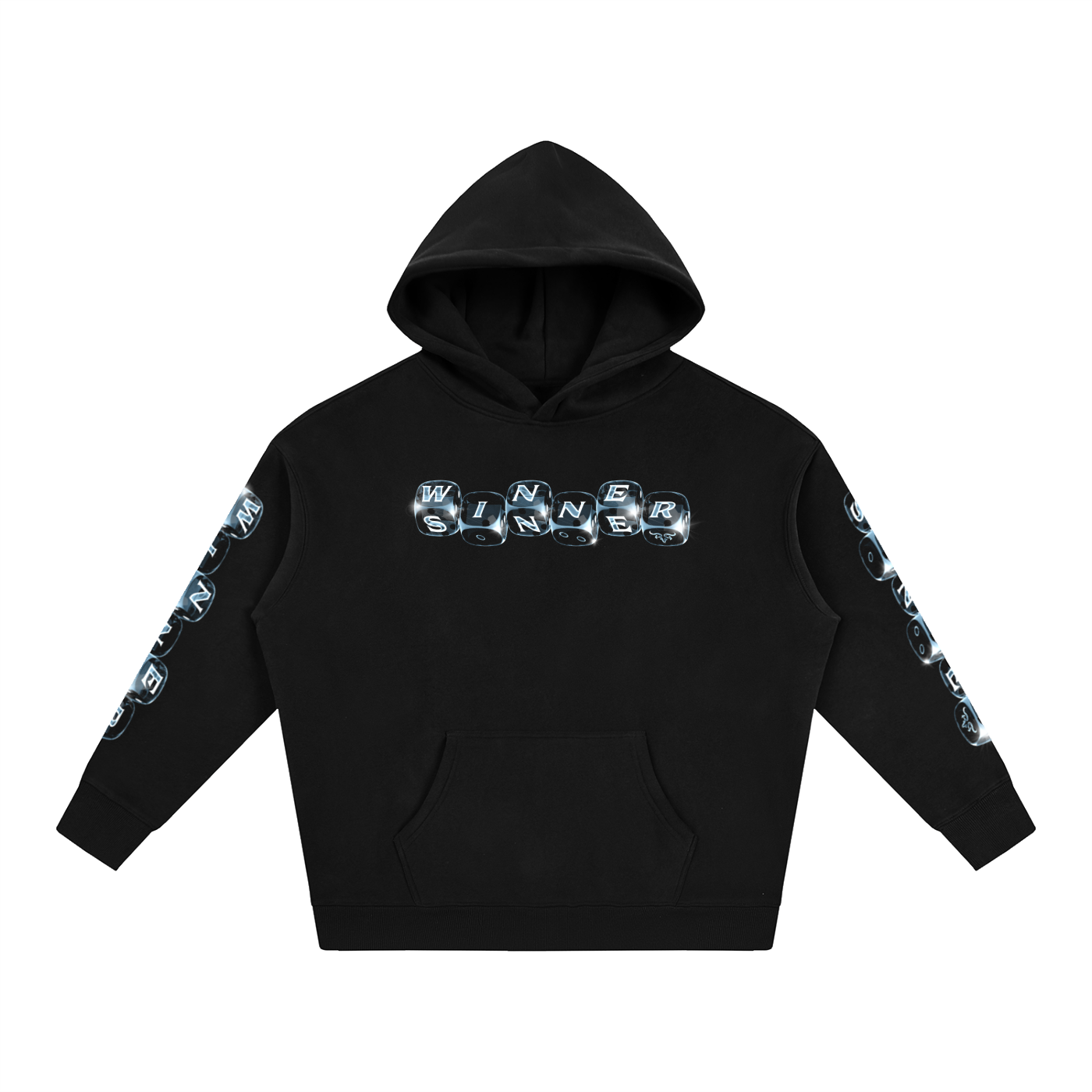 WINNER X SINNER X Risen Retro Oversize Fleeced Hoodie