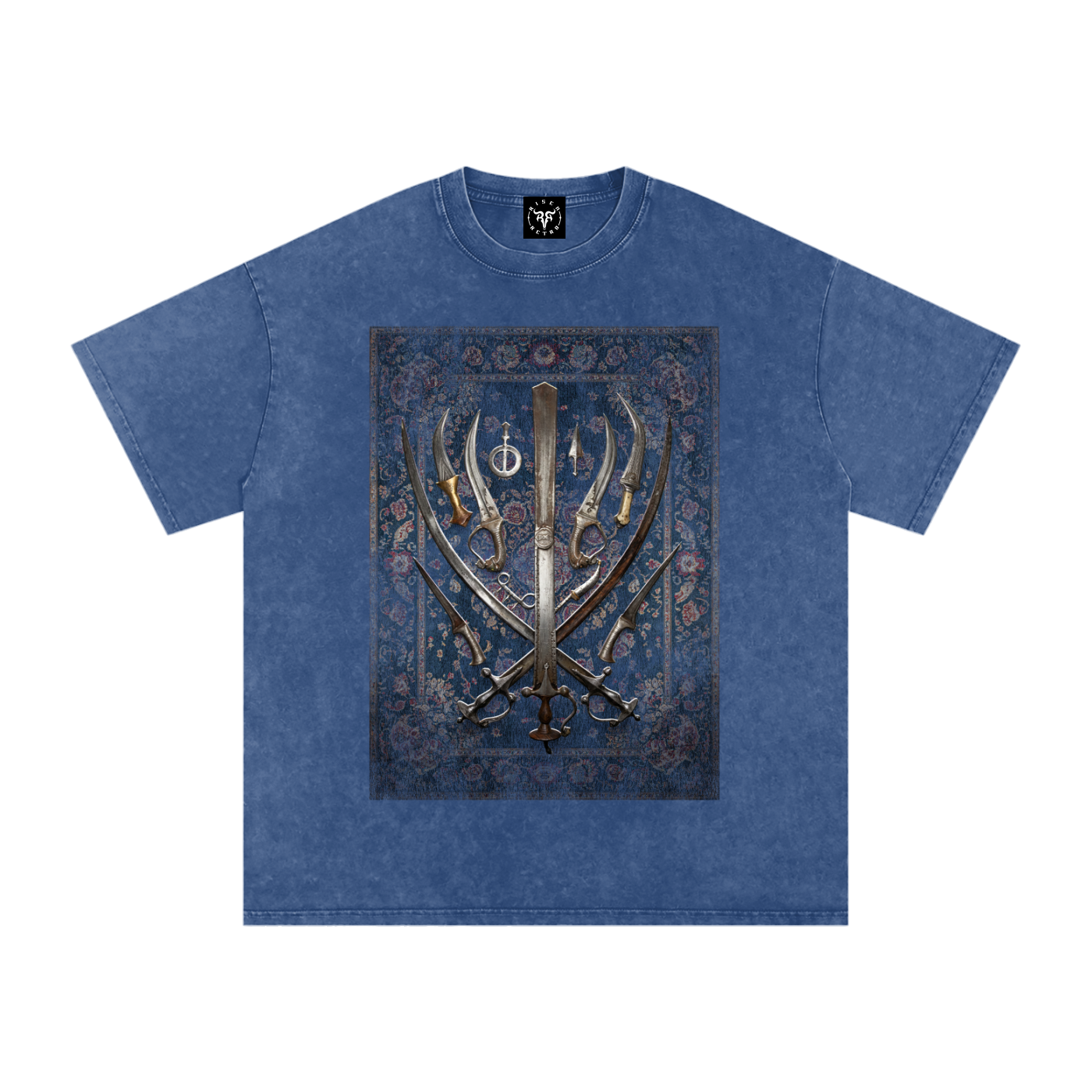 SIKH ARMORY  Washed Oversized Cotton T-Shirt