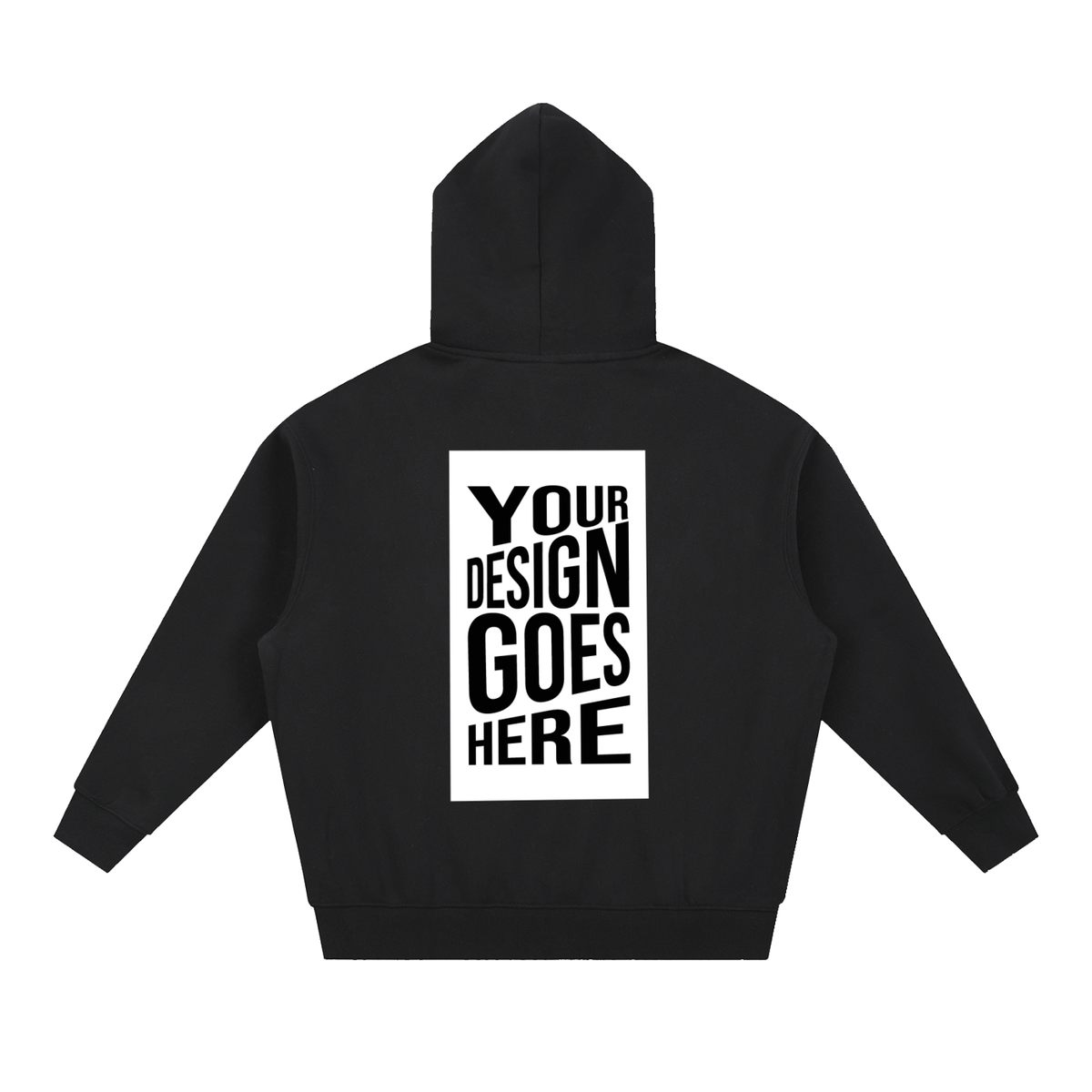 CUSTOM ORDER | RISENRETRO | Essential Oversized Boxy Fit Fleece Hoodie