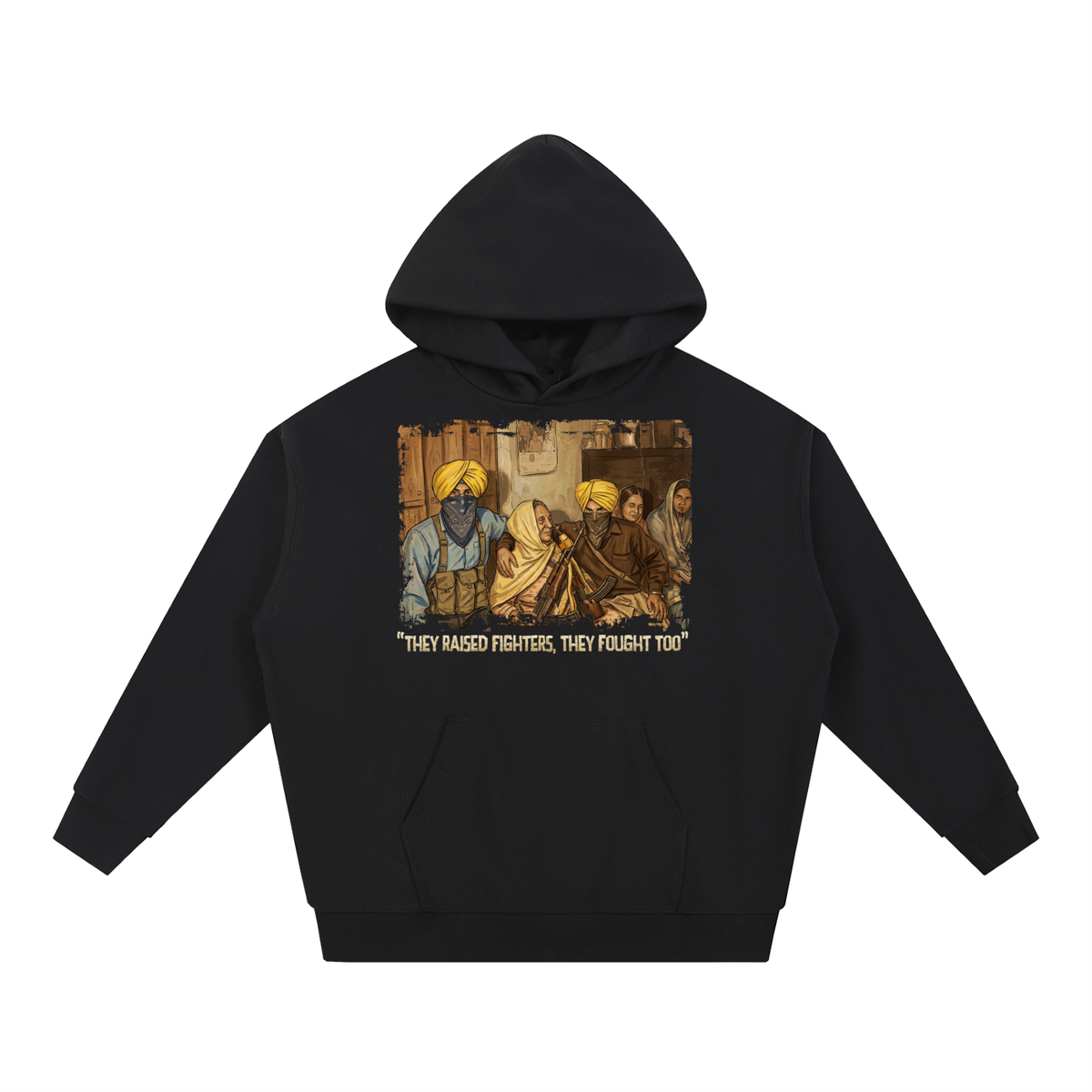 Mothers of Courage Essential Heavyweight Hoodie | Risen Retro
