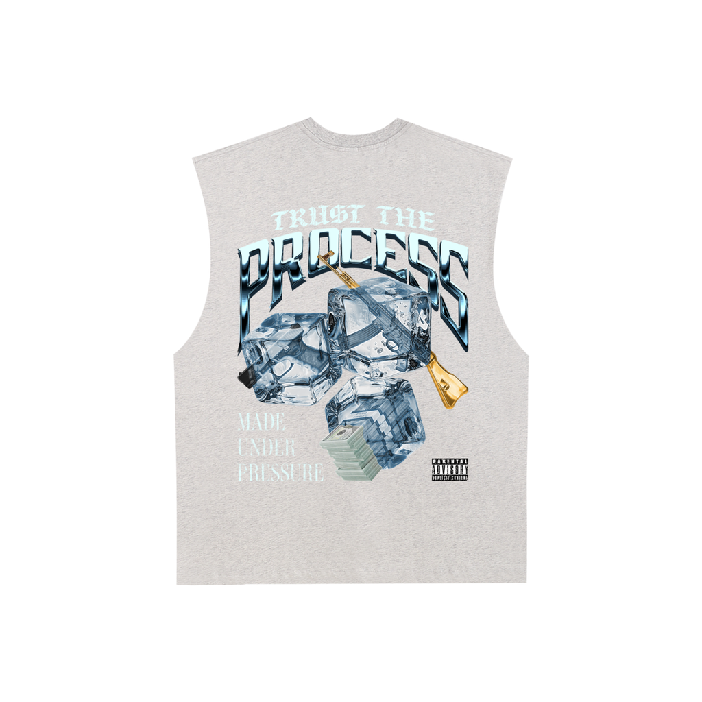 Trust The Process  | RisenRetro | Raw Edge Cotton Tank Top