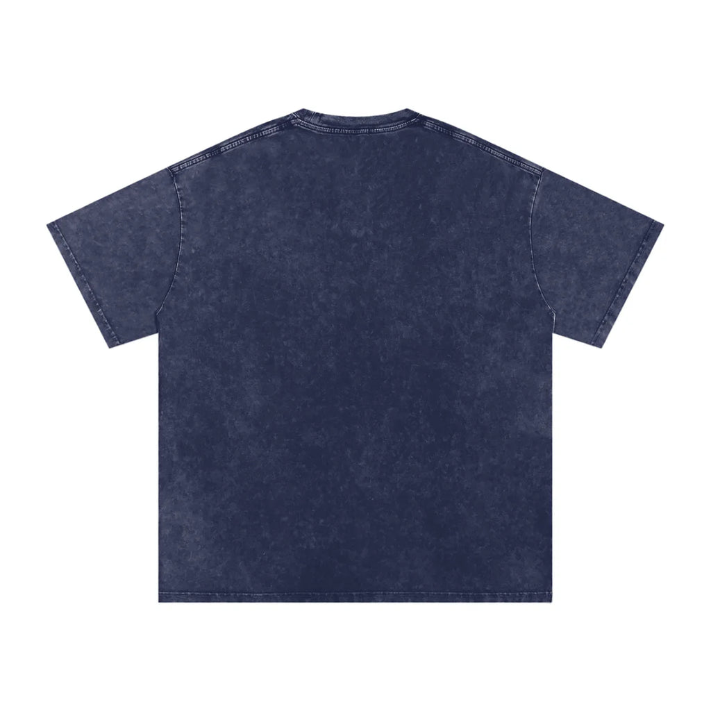 The World Is Yours X Risen Retro Snow Washed Oversized Cotton T-Shirt