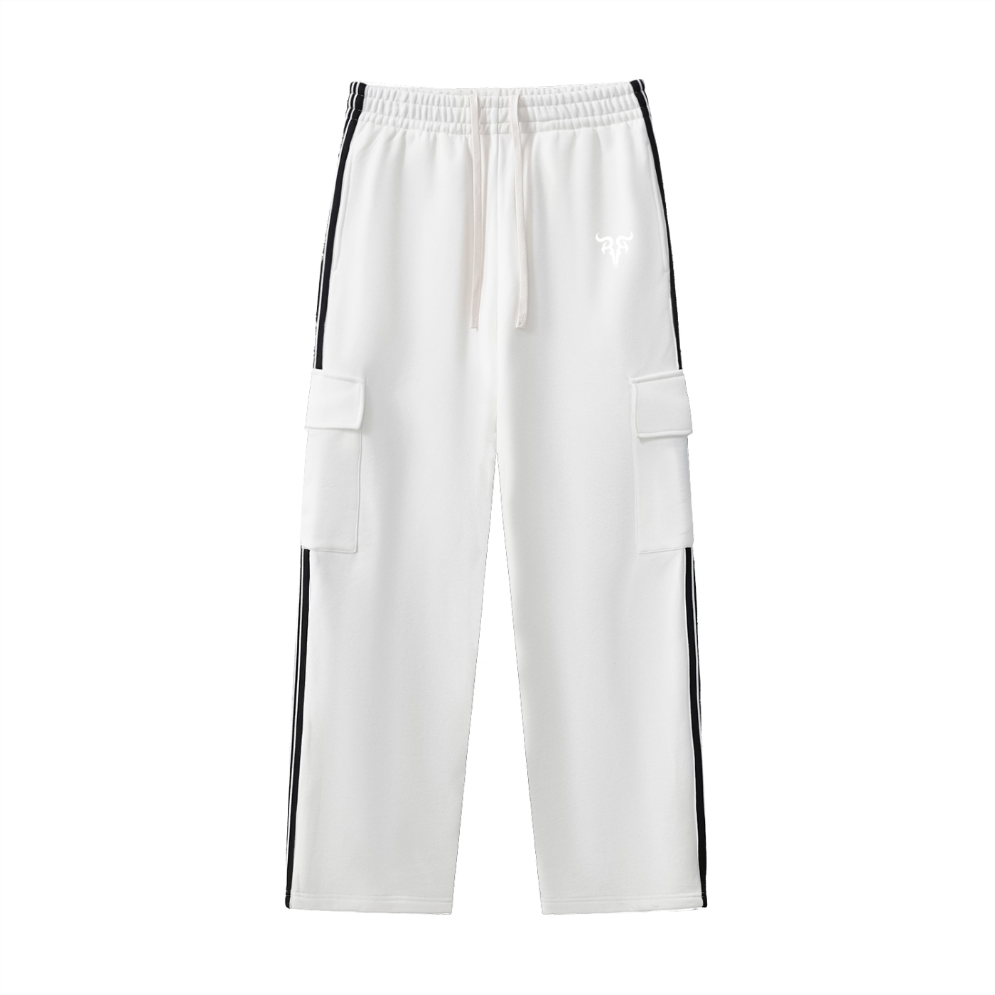 RisenRetro Side Stripe Straight-Leg Pants