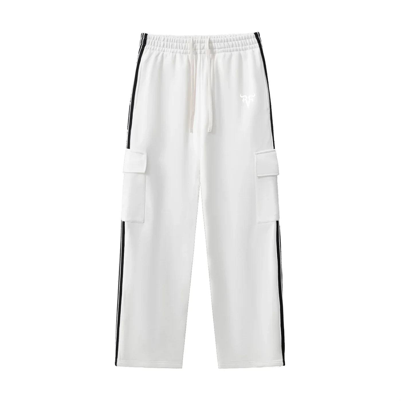 RisenRetro Side Stripe Straight-Leg Pants