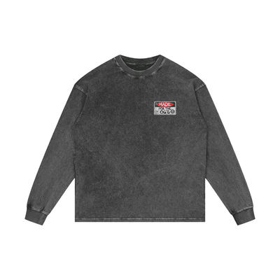 For the OG's Acid Wash Oversize Long Sleeve T-Shirt