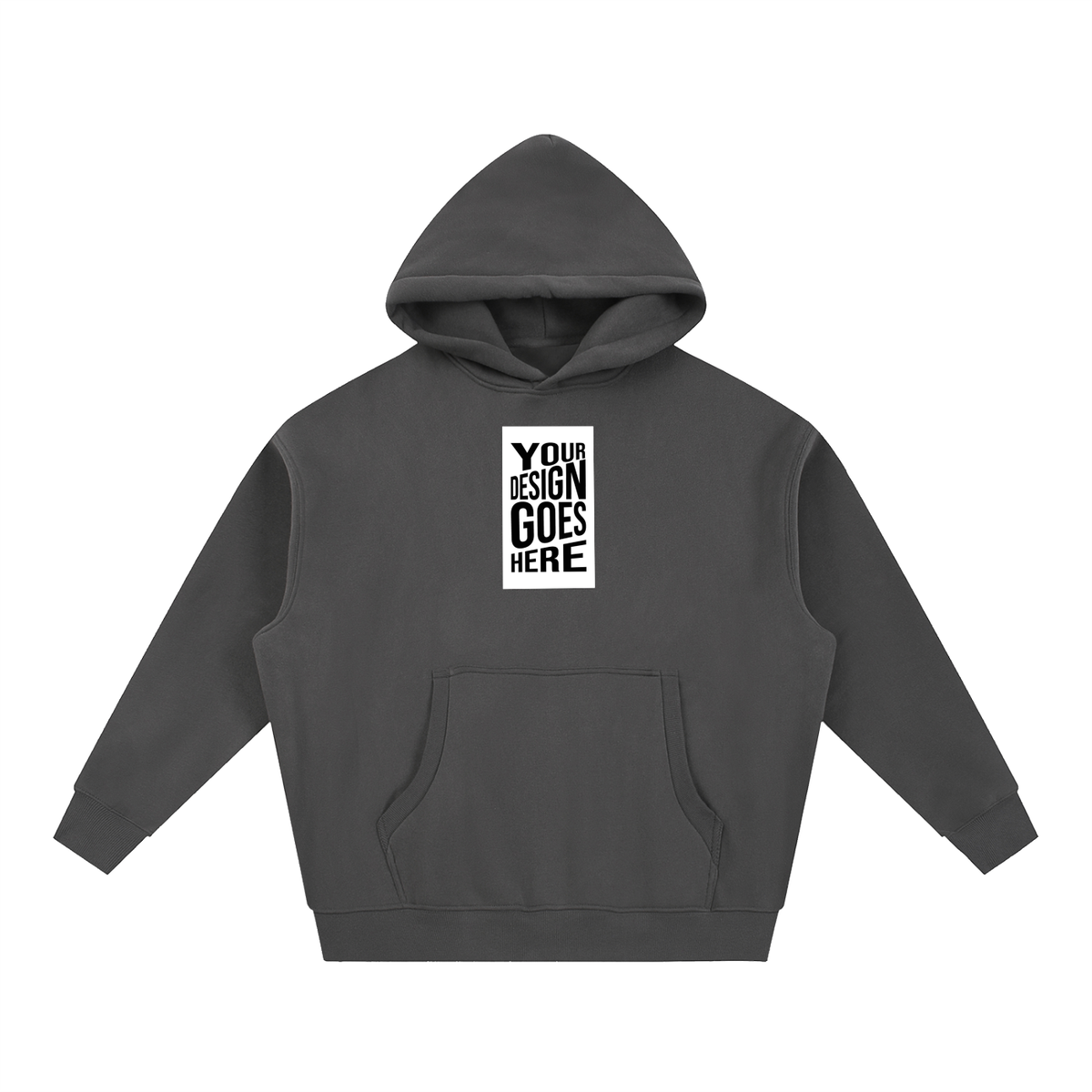 CUSTOM ORDER | RISENRETRO | Essential Oversized Boxy Fit Fleece Hoodie