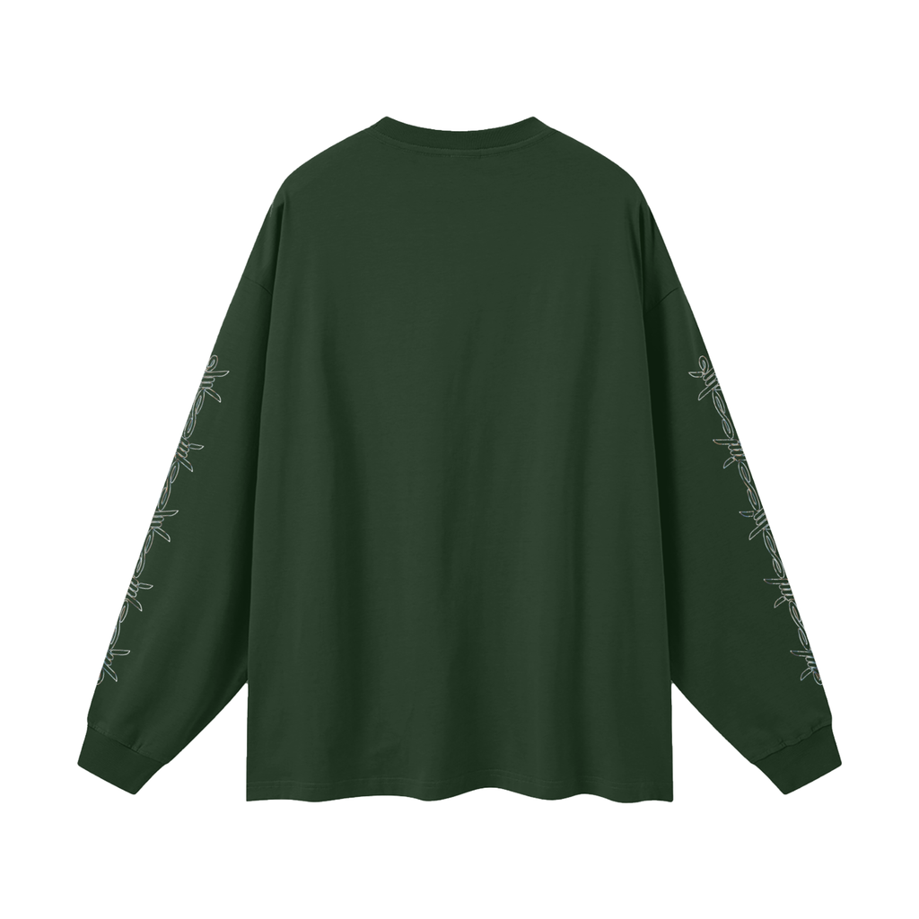 RAW RICH RARE X Risen Retro Oversized Unisex Long Sleeve T-Shirt